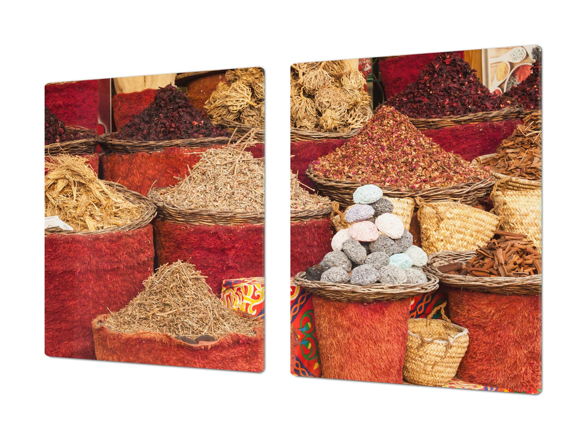 HUGE TEMPERED GLASS COOKTOP COVER A spice series DD03A Turkish spices 1