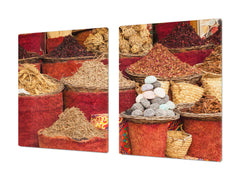 HUGE TEMPERED GLASS COOKTOP COVER A spice series DD03A Turkish spices 1