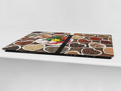 HUGE TEMPERED GLASS COOKTOP COVER A spice series DD03A Spices from the heart
