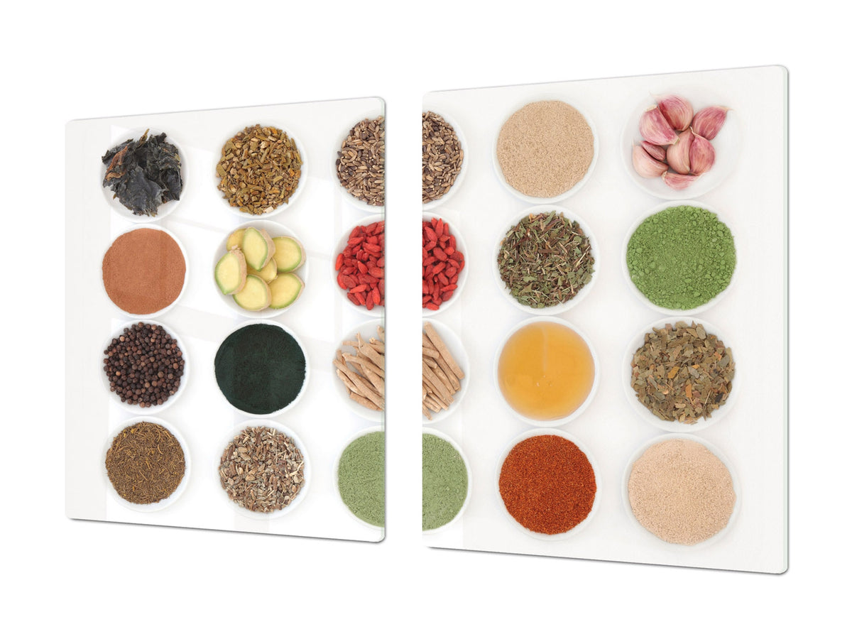 HUGE TEMPERED GLASS COOKTOP COVER A spice series DD03A Portions of spices