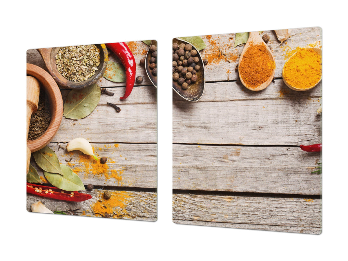 HUGE TEMPERED GLASS COOKTOP COVER A spice series DD03A Curry 2