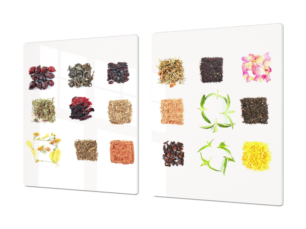 HUGE TEMPERED GLASS COOKTOP COVER A spice series DD03A Mosaic with spices 5