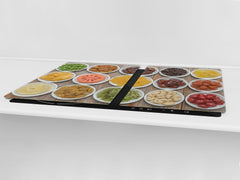 UNIQUE Tempered GLASS Kitchen Board Fruit and Vegetables series DD02 Delicacies 1