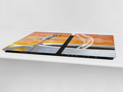 Induction Cooktop Cover – Glass Worktop saver: Fantasy and fairy-tale series DD18 Hopping for coffee