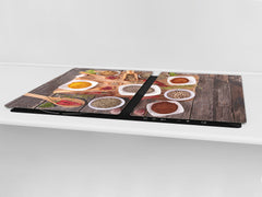 HUGE TEMPERED GLASS COOKTOP COVER A spice series DD03A Spicy spices 1