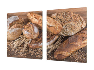ENORME Tagliere e proteggi-piano di lavoro; Serie di pane e farina DD09: Pane 3