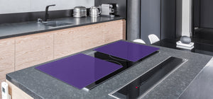 Enorme Tagliere in vetro - Asse da cucina; Serie di colori DD22A: Porpora