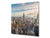 Soporte de vidrio - Placa para salpicaduras de fregadero ; Serie ciudades BS25  Panorama de la ciudad 3