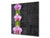 Paraschizzi vetro rinforzato – Paraspruzzi artistico stampato su vetro BS04 Serie soffioni e fiori  : Orchidea Di Bambù