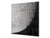 Arte de pared de vidrio templado impreso BS13 Varias series: Luna de cosmos 2