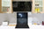 Arte murale stampata su vetro temperato – Paraschizzi in vetro da cucina BS13 Varie: Cosmos Moon 3