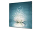 Toughened glass backsplash BS 04 Dandelion and flowers series: Shining Water Lily 1