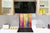 Arte murale stampata su vetro temperato – Paraschizzi in vetro da cucina BS13 Varie: Strisce colorate