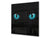 Paraschizzi vetro rinforzato – Paraspruzzi artistico stampato su vetro BS21A Serie animali A:  Occhi di un gatto turchese