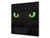 Paraschizzi vetro rinforzato – Paraspruzzi artistico stampato su vetro BS21A Serie animali A:  Gatto degli occhi verdiverdi