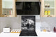 Glas Küchenrückwand – Hartglas-Rückwand – Foto-Rückwand BS 21A Serie Tiere A:  Rhinoceros Gray