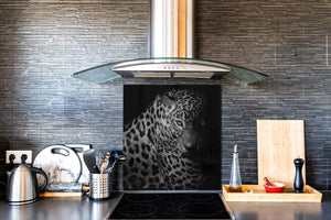 Glas Küchenrückwand – Hartglas-Rückwand – Foto-Rückwand BS 21B Serie Tiere B:  Tiger Cheetah 5