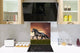 Décoration murale imprimée sur verre de sécurité – Antiprojections en verre cuisine BS21B Série animaux B  Cheval au galop