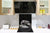 Paraschizzi vetro rinforzato – Paraspruzzi artistico stampato su vetro BS21B Serie animali B:  Coccodrillo grigio