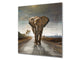Toughened glass backsplash – BS21B  Animals B Series: Elephant Gray 5