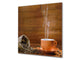 Printed Tempered glass wall art BS05A Coffee A Series: Coffee In A Cup 3