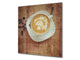 Arte murale stampata su vetro temperato – Paraschizzi in vetro da cucina BS05A Serie caffè A : Caffè In Una Tazza 4