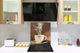 Aufgedrucktes Hartglas-Wandkunstwerk – Glasküchenrückwand BS05A Serie Kaffee A:  Coffee Cup 2
