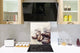 Arte murale stampata su vetro temperato – Paraschizzi in vetro da cucina BS05A Serie caffè A : Chicchi di caffè 1