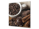 Printed Tempered glass wall art BS05B Coffee B Series: Coffee Beans Cinnamon 1