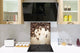 Arte murale stampata su vetro temperato – Paraschizzi in vetro da cucina BS05B Serie caffè B: Caffè Versato 4