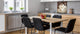 Panel de vidrio frente cocina antisalpicaduras de diseño – BS05B Serie café B: Café Derramado 4