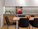 Panel de vidrio frente cocina antisalpicaduras de diseño – BS05B Serie café B: Copa Roja 2