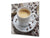 Aufgedrucktes Hartglas-Wandkunstwerk – Glasküchenrückwand BS05B Serie Kaffee B:  Coffee Cup 5