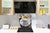 Arte murale stampata su vetro temperato – Paraschizzi in vetro da cucina BS05B Serie caffè B: Tazza di caffè 5