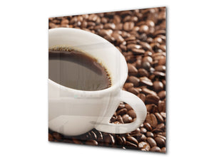 Printed Tempered glass wall art BS05B Coffee B Series: Coffee Cup 6