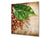 Aufgedrucktes Hartglas-Wandkunstwerk – Glasküchenrückwand BS05B Serie Kaffee B:  Coffee Beans Leaf 2