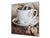 Aufgedrucktes Hartglas-Wandkunstwerk – Glasküchenrückwand BS05B Serie Kaffee B:  Cup Of Coffee 2