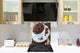 Panel de vidrio frente cocina antisalpicaduras de diseño – BS05B Serie café B: Taza Con Café 3