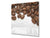 Antiprojections en verre cuisine BS05B Série café B : Grains de café 9