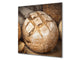 Glass kitchen backsplash BS22 Bakery products Series: Wheat Bread Bread 2