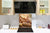 Gehärtete Glasrückwand – Glasrückwand mit aufgedrucktem kunstvollen Design BS22 Serie Backwaren:  Pretzel Bread