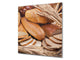 Glass kitchen backsplash BS22 Bakery products Series: Wheat Bread Bread 5