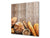 Glass kitchen backsplash BS22 Bakery products Series: Bread Bread Rolls 1