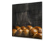 Glass kitchen backsplash BS22 Bakery products Series: Bread Braid