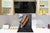Gehärtete Glasrückwand – Glasrückwand mit aufgedrucktem kunstvollen Design BS22 Serie Backwaren:  Baguette Bread