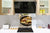 Paraschizzi in vetro temperato stampato – Paraspruzzi da cucina in vetro BS23 Serie cibo tradizionale europeo  Gnocchi 2
