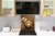 Paraschizzi in vetro temperato stampato – Paraspruzzi da cucina in vetro BS23 Serie cibo tradizionale europeo: Zuppa Acida Con Uovo 1
