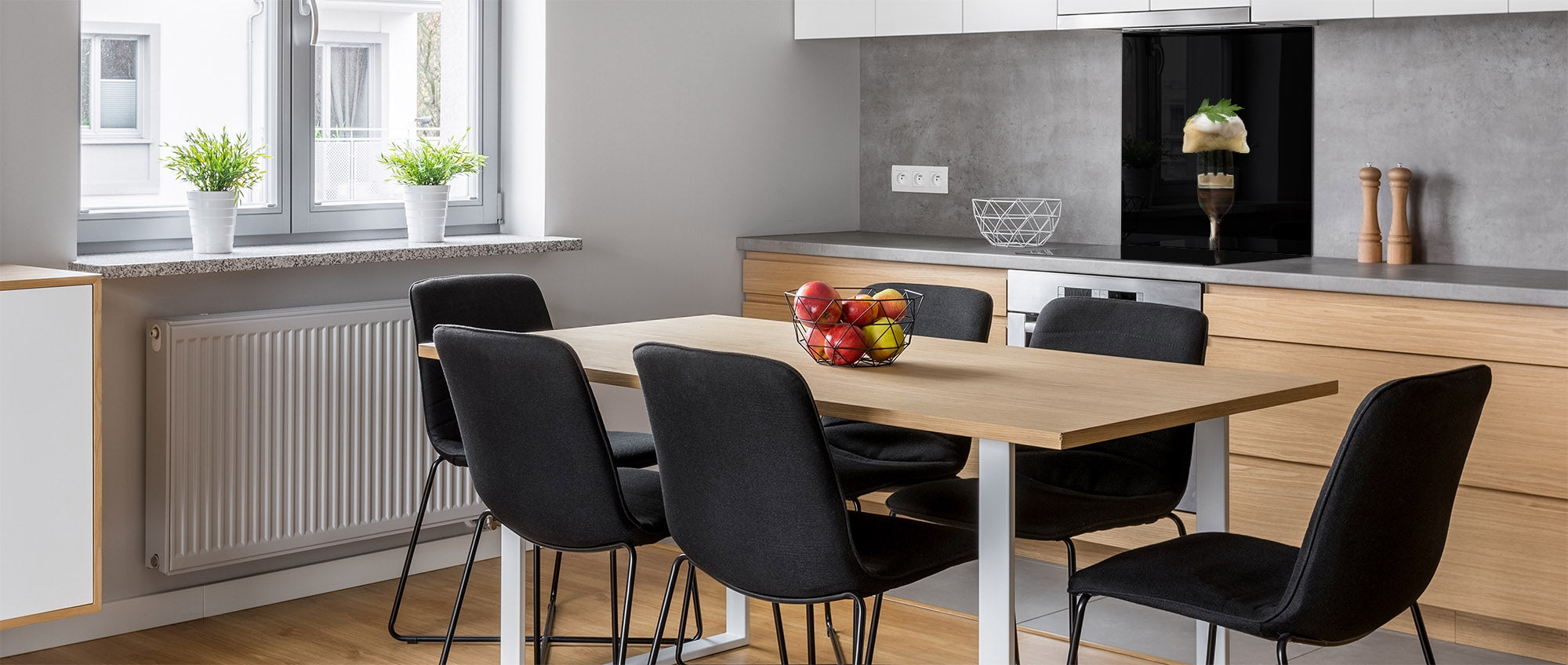 Printed tempered glass backsplash – BS23 European tradicional food Series: Ravioli On A Fork