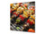 Paraschizzi in vetro temperato stampato – Paraspruzzi da cucina in vetro BS23 Serie cibo tradizionale europeo: Shashlik Grill 3