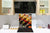 Paraschizzi in vetro temperato stampato – Paraspruzzi da cucina in vetro BS23 Serie cibo tradizionale europeo: Shashlik Grill 3